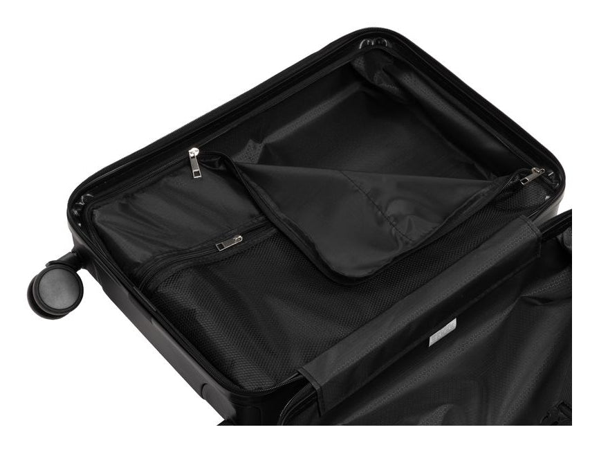 KOOR Handgepäck-Trolley – 39,5 l, ABS, 4 Rollen, mit TSA, schwarz, 35 × 58 × 24 cm