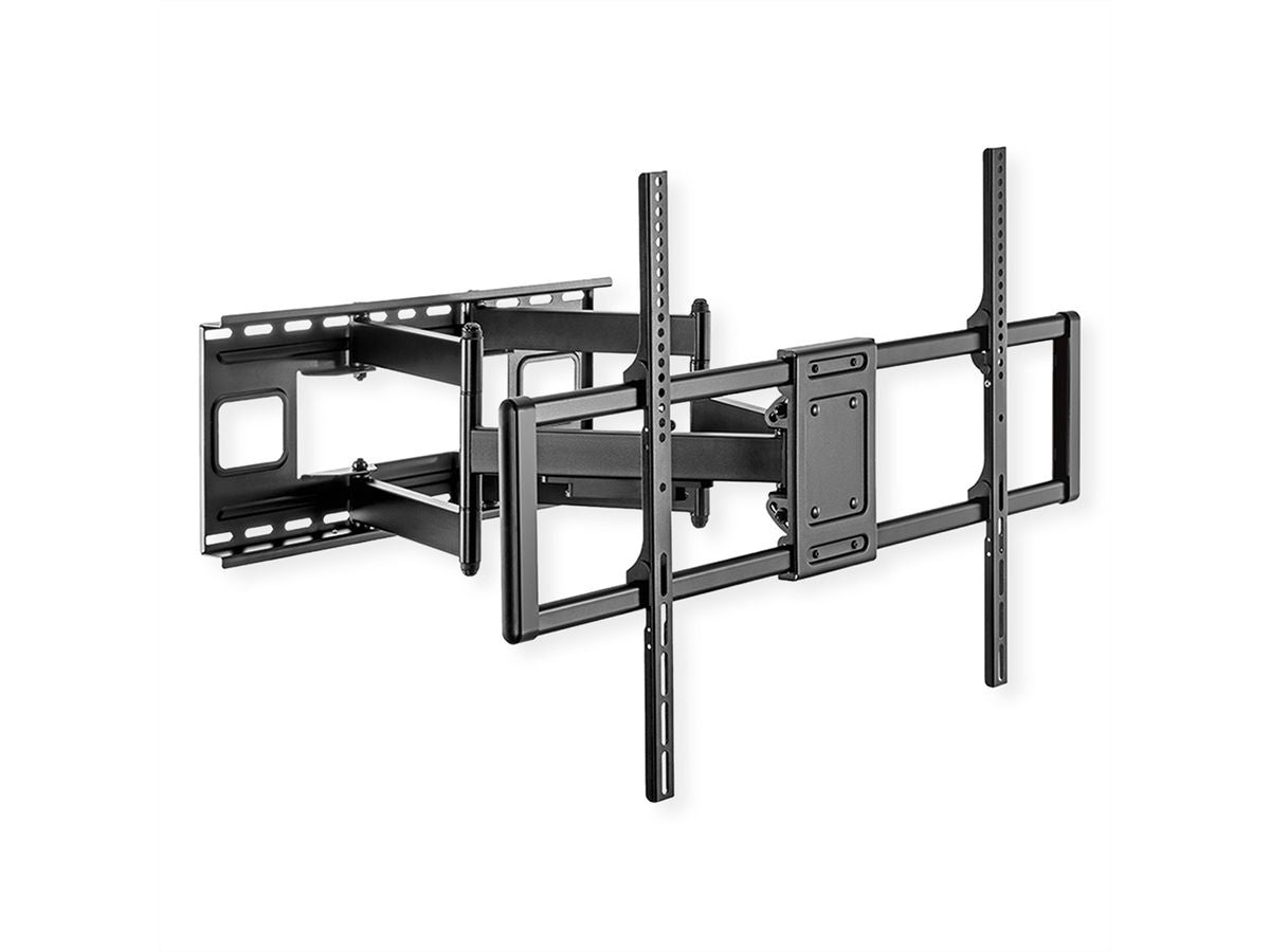 VALUE Wandhalterung – Vollbeweglich – 60–120" – VESA 200×200–900×600 – bis 120 kg, Schwarz
