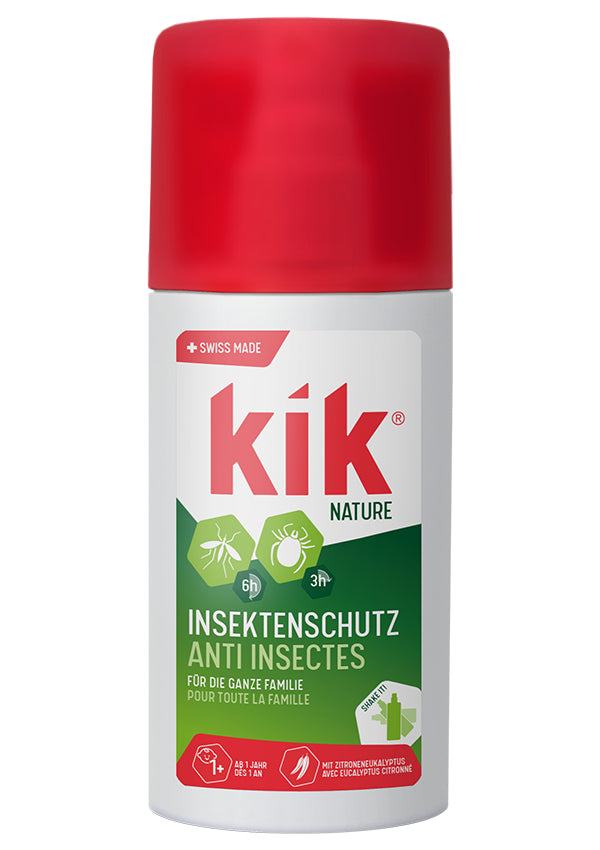 KIK NATURE Mückenschutz – 100 ml – Spraydose, Wirkungsdauer 6 h – für Mücken