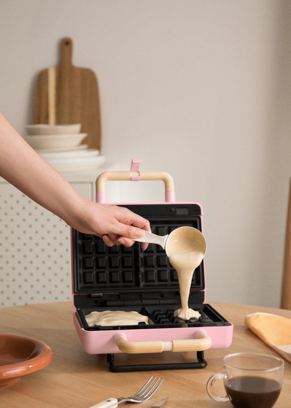 CREATE Ersatzteller Stone 3-in-1 – für 3-in-1 Waffeleisen, 2 Stk.