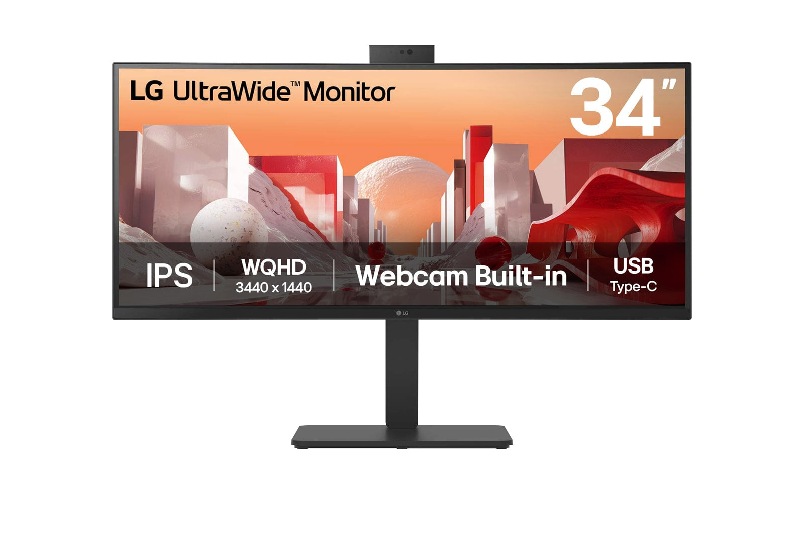 LG 34BA85QE-B – Monitor, 34" Ultrawide, Schwarz