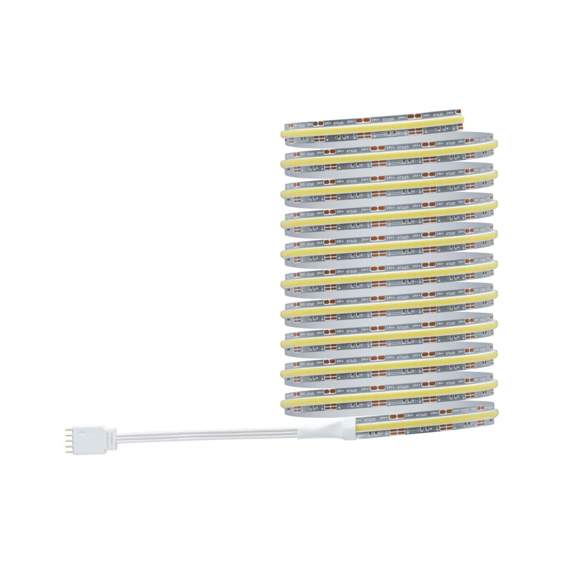 Paulmann LED-Strip MaxLED 1000 Full-Line COB – Basisset, 3 m, 3600 lm, 31 W, 2700–6500 K, dimmbar, silber, mitgeliefert
