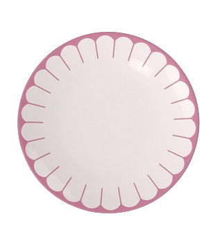 Villeroy & Boch Fleur Cassis Speiseteller – Porzellan, Pink, 6 Stück