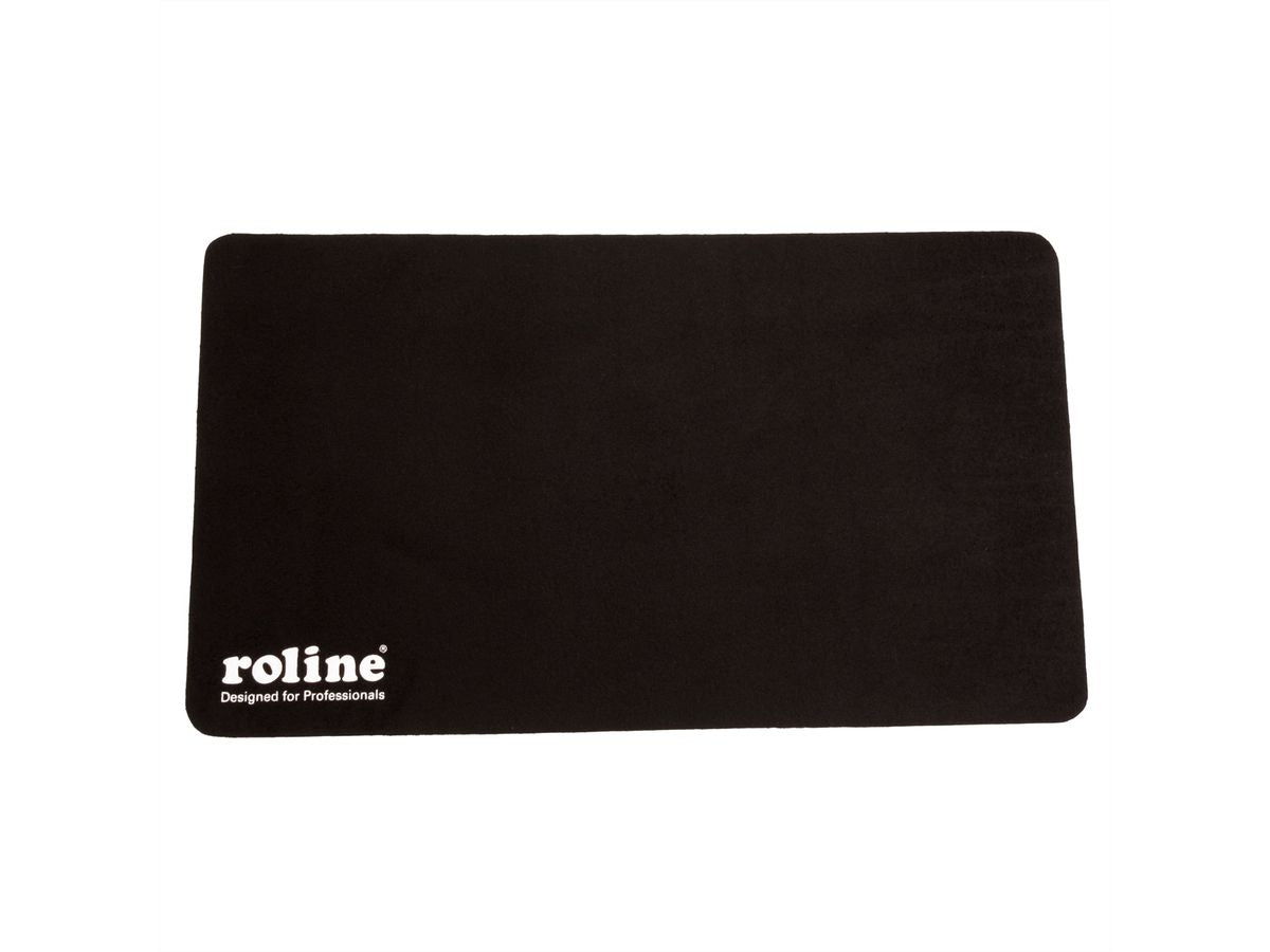 ROLINE Gaming-Mauspad – 280 × 160 mm, Textil/Kautschuk, Schwarz