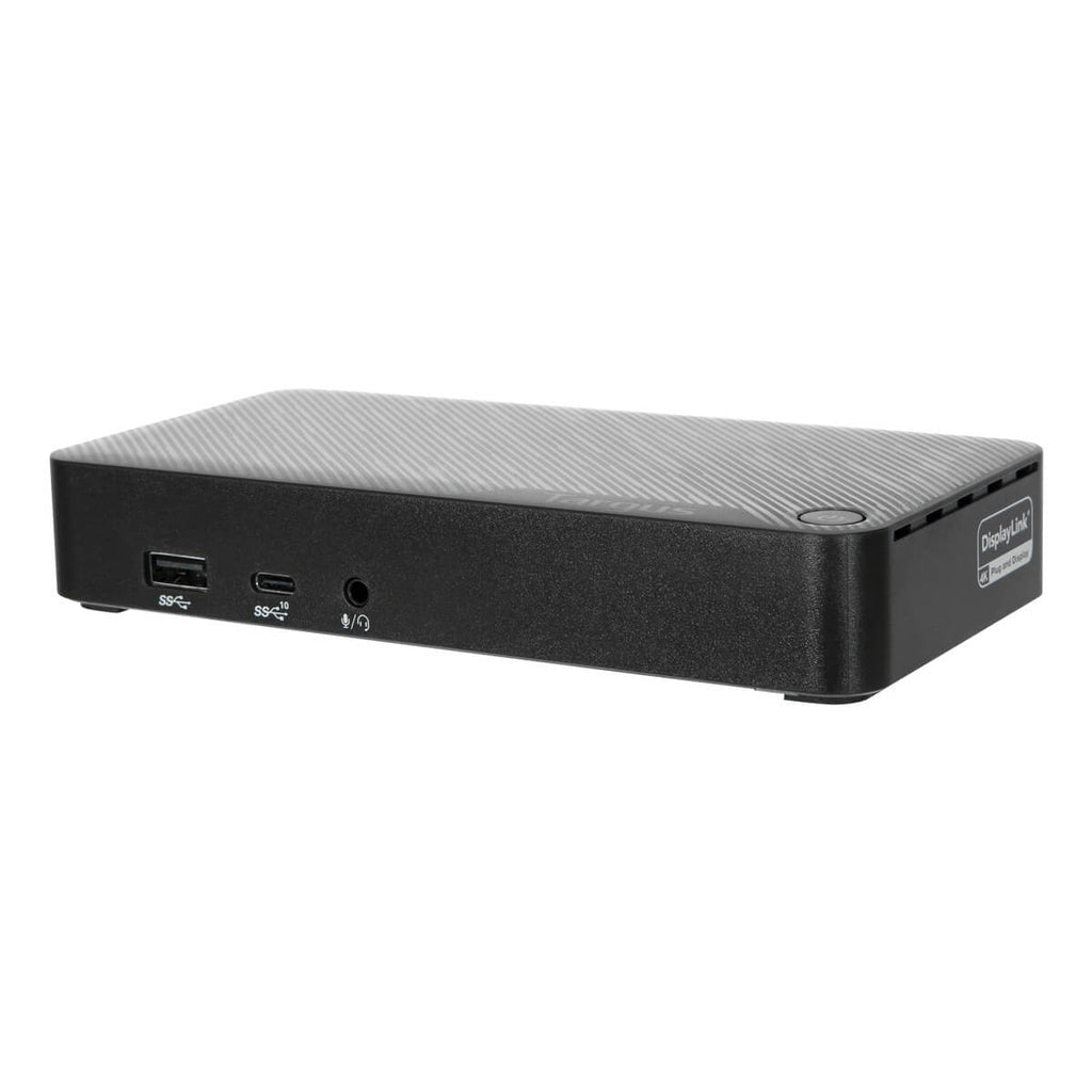 Targus 315EUZ Dockingstation – USB-A, 2× DP, 3× USB-A, 1× USB-C, 65 W PD, 3,5 mm Audio