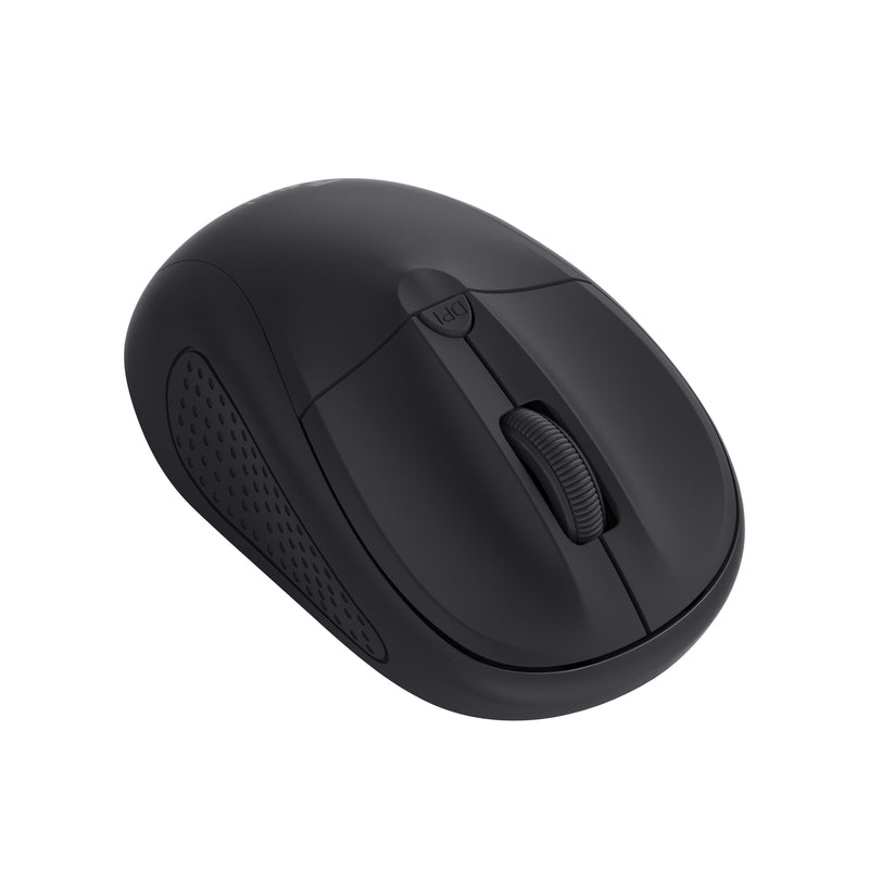 Trust Primo – Maus – Kabellos (2,4 GHz), 1600 DPI, beidhändig, Schwarz