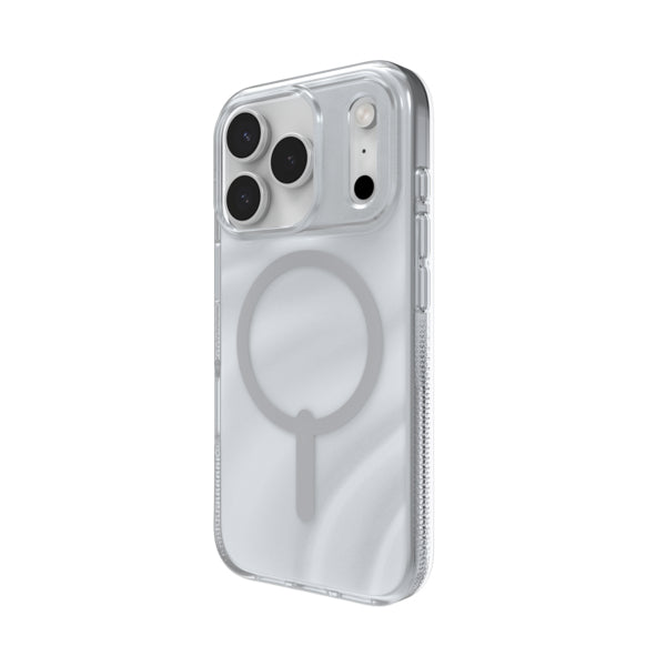 ZAGG Milan Snap Backcover – für Apple iPhone 17 Pro, MagSafe, Graphen, Silber, bis 4 m Sturzsicher