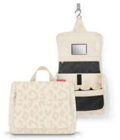 Reisenthel Kulturbeutel – wasserfest, aufhängbar – 4 l – beige – Polyester – 1 Stk.
