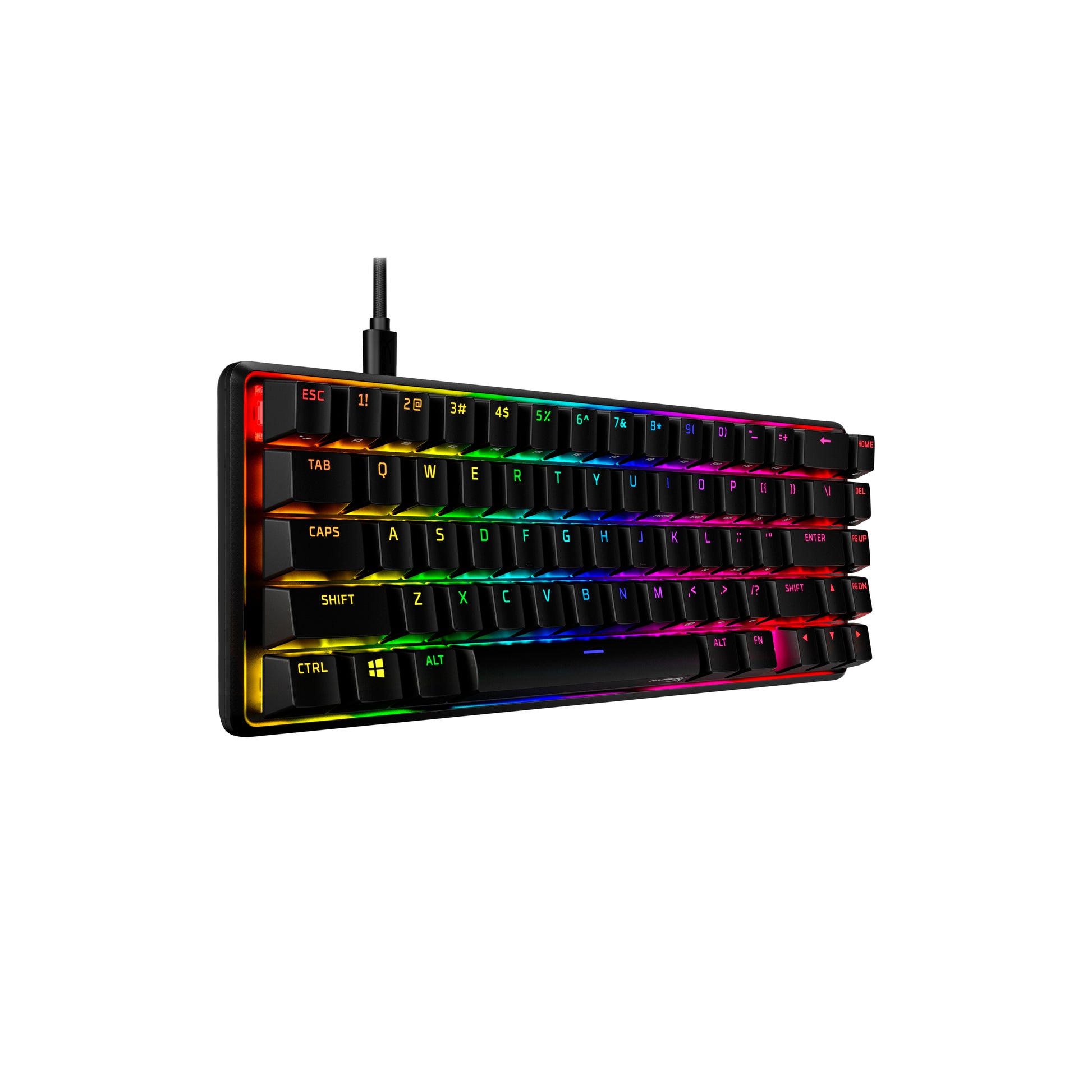 HyperX Alloy Origins 65 – Mechanische Gaming-Tastatur 65% – HyperX Red – USB-C – RGB – QWERTY (US-INT)