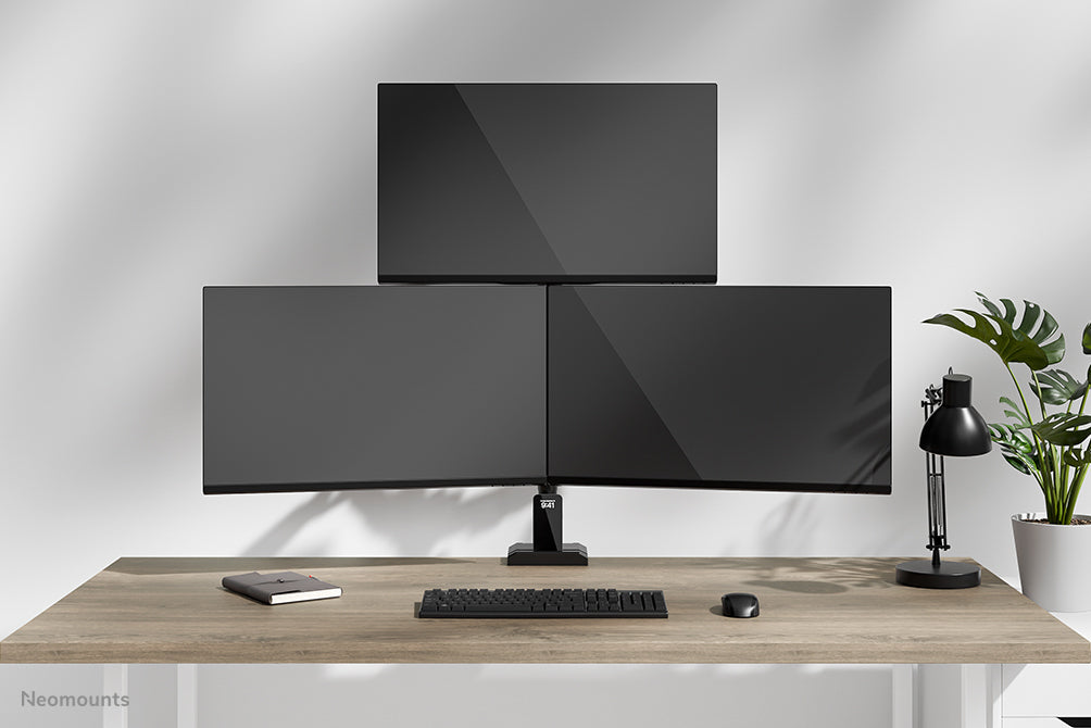 Neomounts DS60-600BL2-1 – Monitorarm Tischhalterung – 10–32" – bis 9 kg/Monitor – für VESA 75×75/100×100 mm