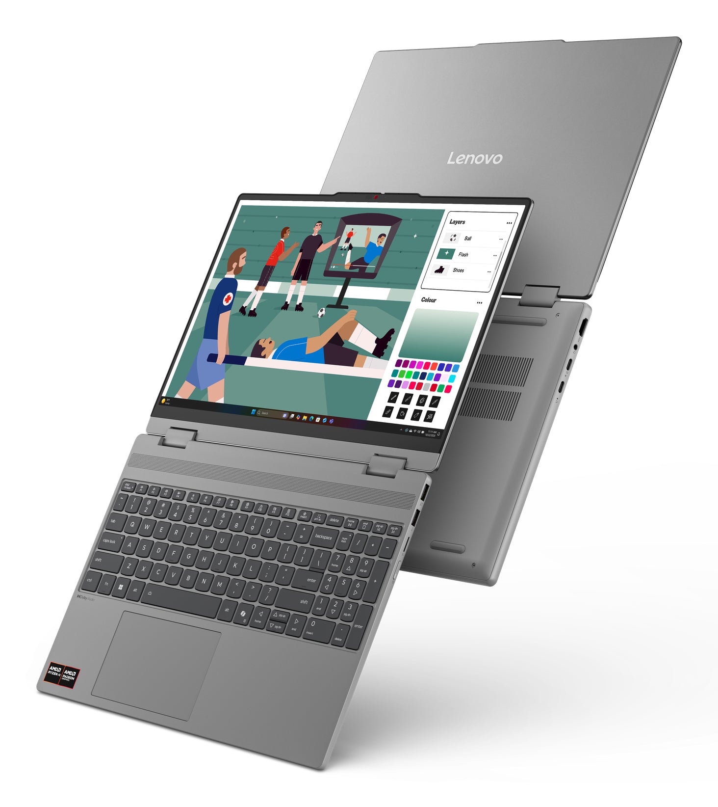 Lenovo IdeaPad 5 2-in-1 – 15,3" WQXGA OLED Touch, Ryzen AI 7 445, 32 GB, 1 TB SSD, Win 11 Home, QWERTZ (CH)