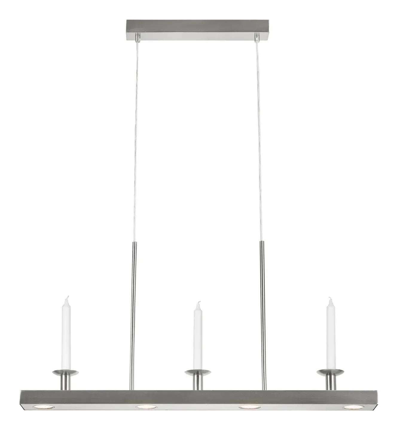 Markslöjd Deckenleuchte Dining – Ø 82 × 40 cm, 450 lm, 4,9 W, 3000 K, dimmbar, silber