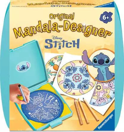 Ravensburger Mandala Mini Stitch – Mandala-Designer-Set – Tiere – 14 × 14 cm – ab 6 Jahren