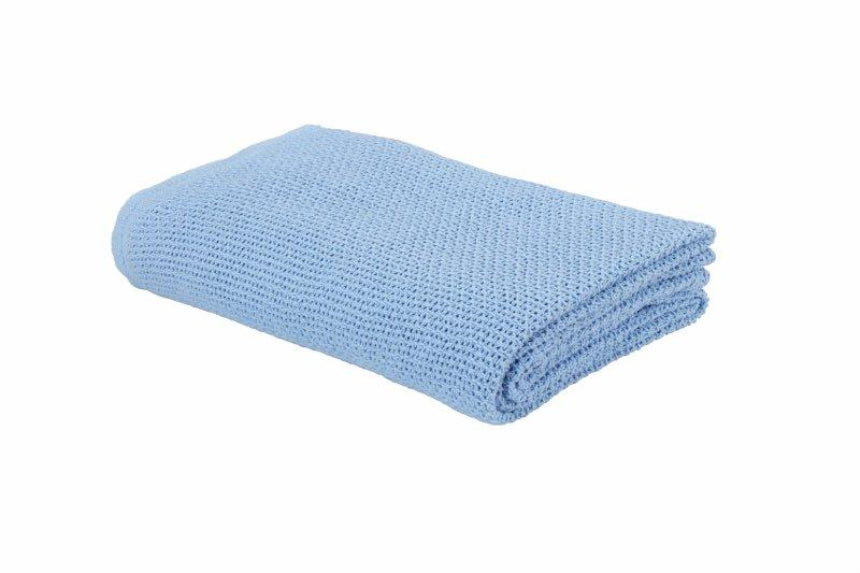 Eskimo Wohndecke Summer Dream – 240 × 220 cm, Baumwolle, Himmelblau