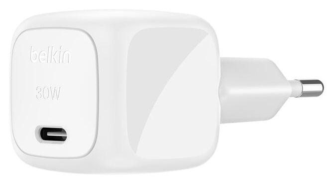 Belkin BOOSTCHARGE Ladegerät – 30 W, 1× USB-C, PD, PPS, mit 1 m Kabel