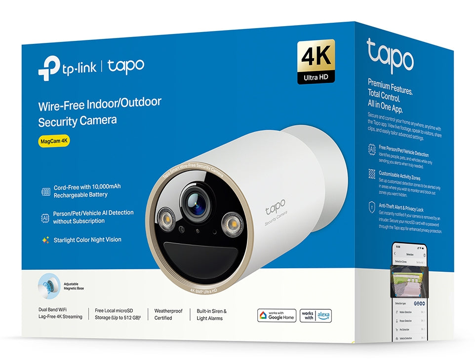 TP-Link Tapo C460 Wildkamera – 8 MP, Reichweite 15 m, IP66
