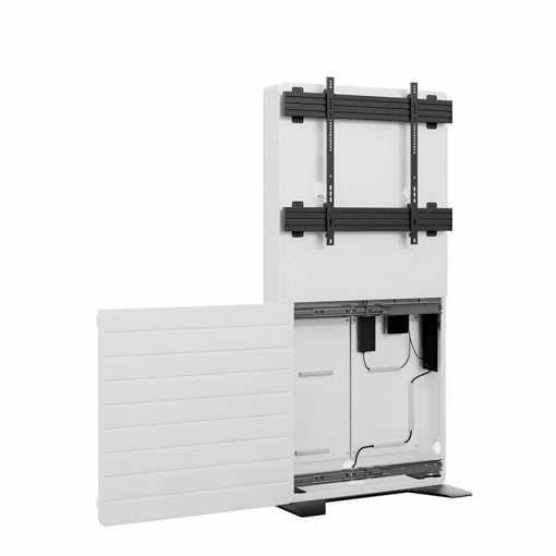 Hagor Bodenständer – 75–98" – VESA 200×200–900×800 – bis 150 kg, Diebstahlsicherung – CON-Line Big FS