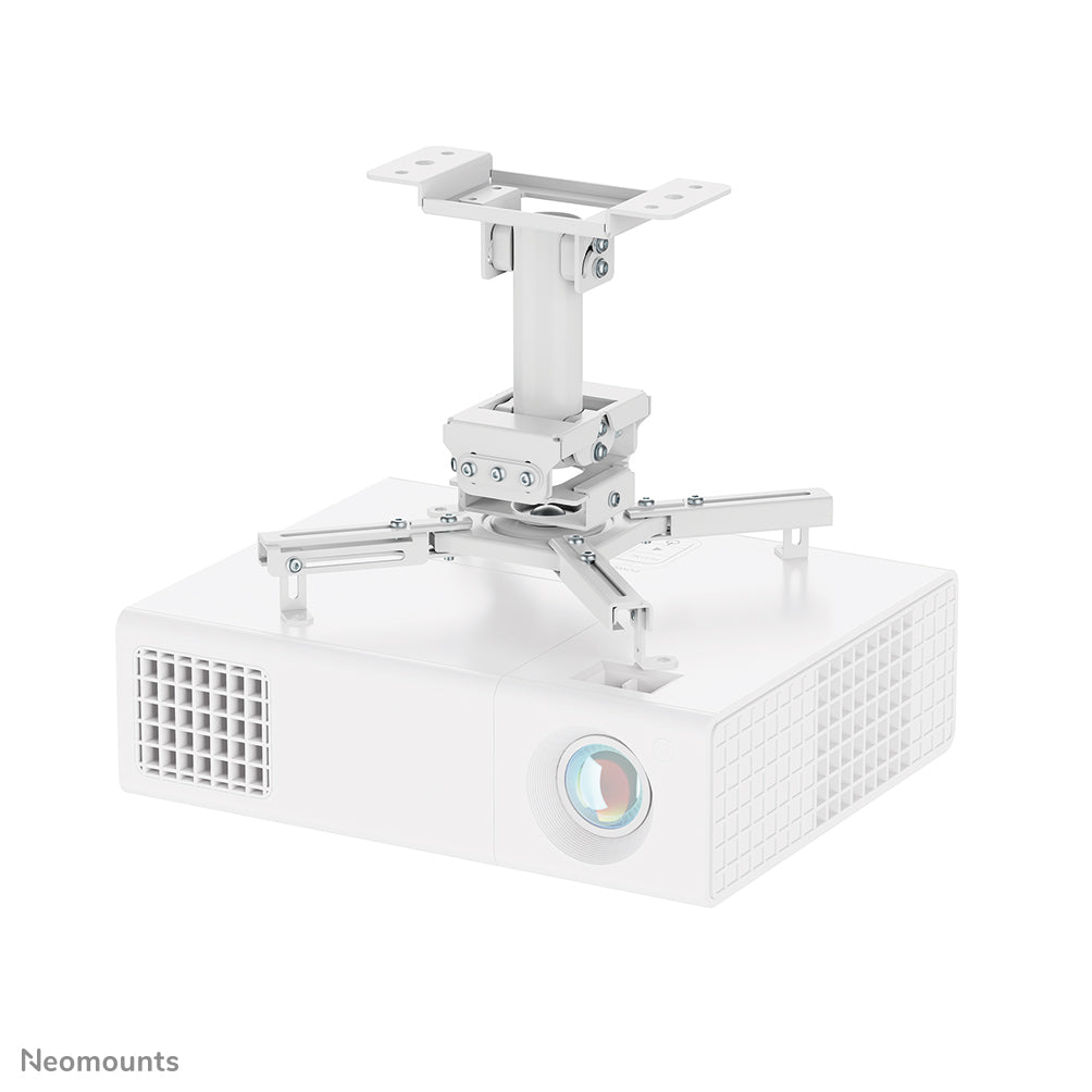 Neomounts CL25-530WH1 – Beamer Deckenhalterung, H 25,5 cm, 45 kg, schwenk-/neigbar, 360°, weiss