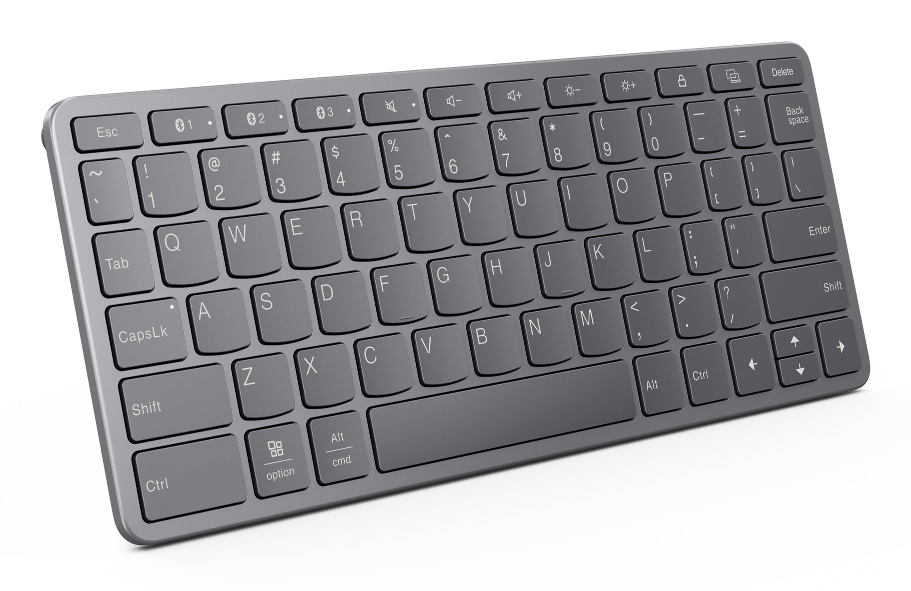 Lenovo Tastatur – kabellos, Multi-Device – USB-C – Grau