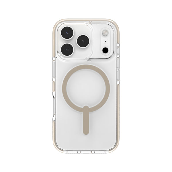 ZAGG Santa Cruz Snap Backcover – für Apple iPhone 17 Pro – Graphen, Titan, Transparent, bis 4 m Sturzsicher
