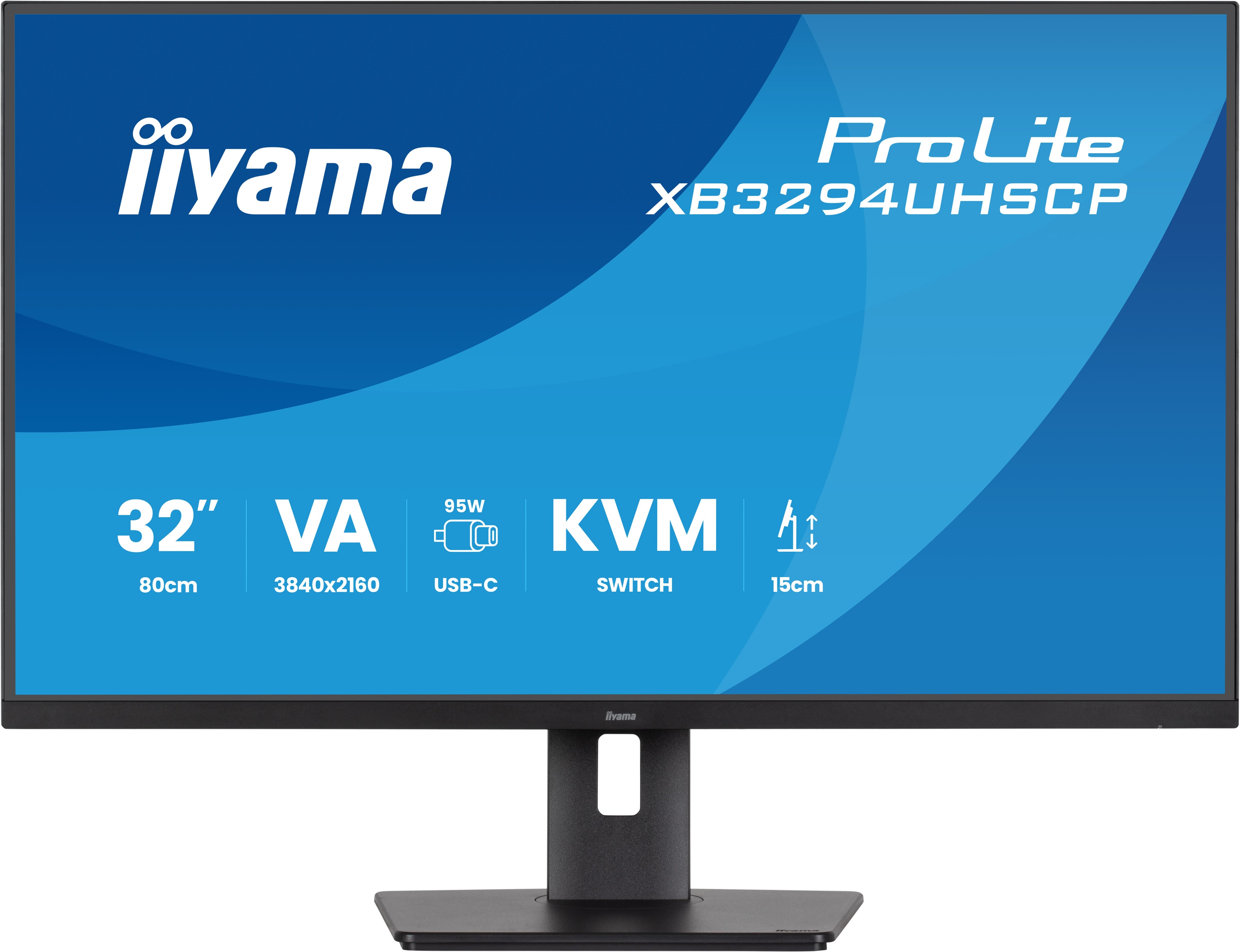 iiyama XB3294UHSCP-B132IN – Monitor, VA, USB-C (95 W)