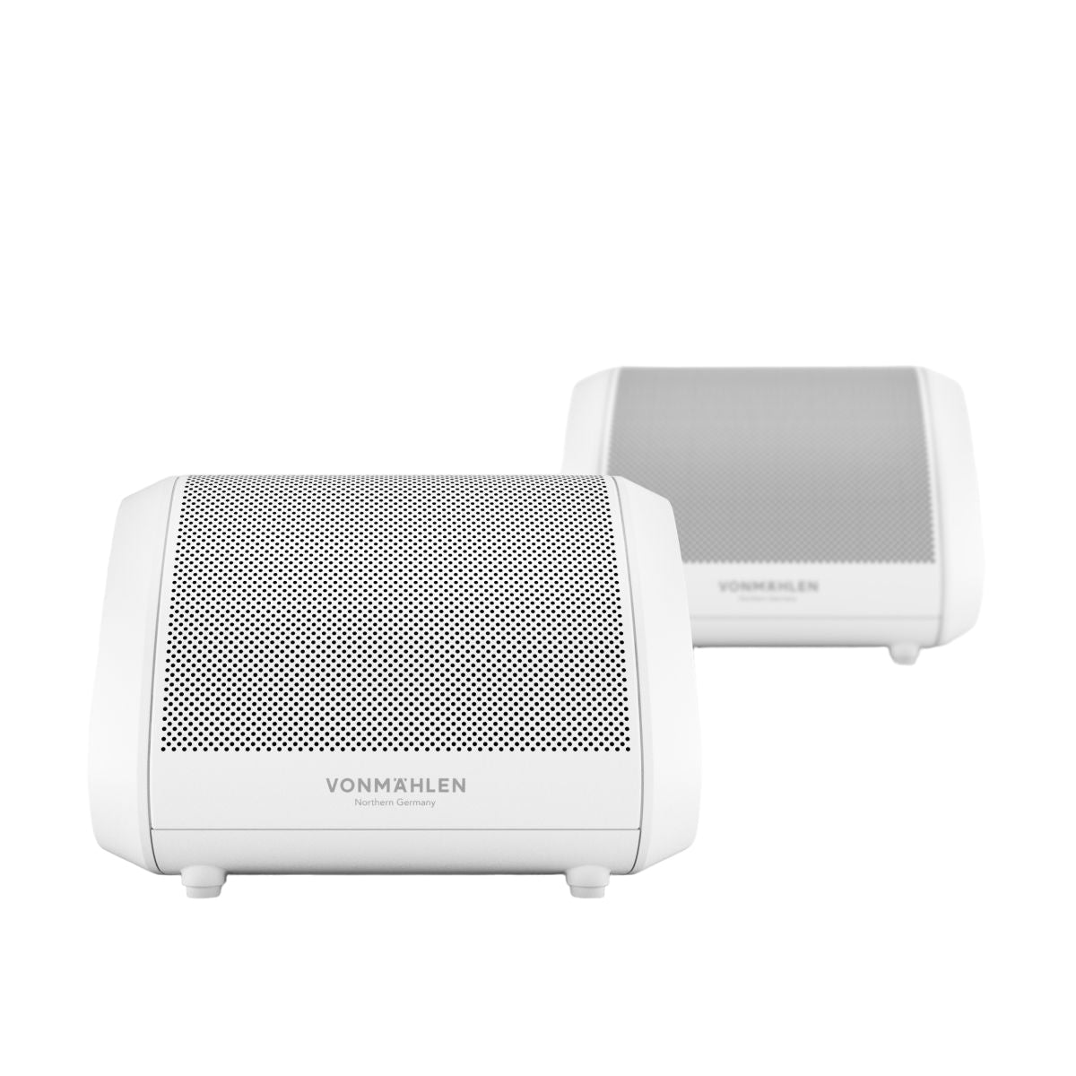 Vonmählen Air Beats Mini – Bluetooth-Lautsprecher – IPX6, 13 h Akku, Bluetooth 5.0, Mikrofon, Weiss