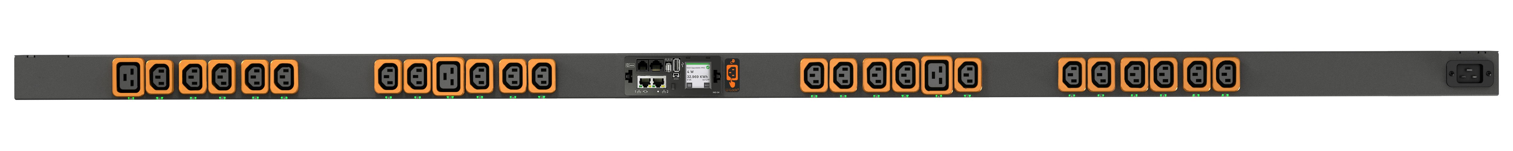 Vertiv Geist VP5G20AG Switched Rack-PDU 3600 W – Überwacht – 0U, C13×21, C19×3 – schwarz