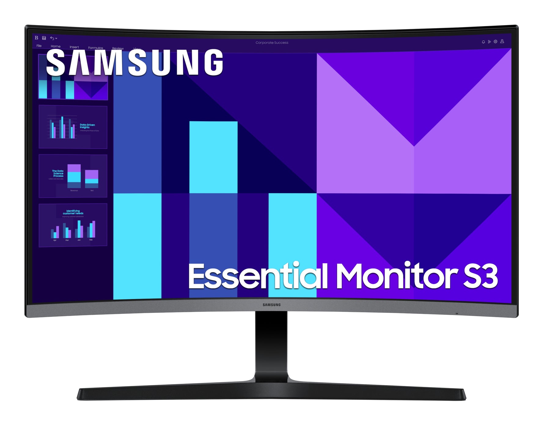 Samsung S27D392Gau – Monitor, 27", 1920 × 1080 (Full HD), LCD, Schwarz