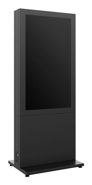 Hagor Bodenständer (ohne Rollen) – bis 55" – Diebstahlsicherung, für 2 Displays – HP Kiosk 55" FS – B2B
