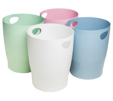 Exacompta Papierkorb – 15 l – Recycling-Kunststoff, rund – rosa