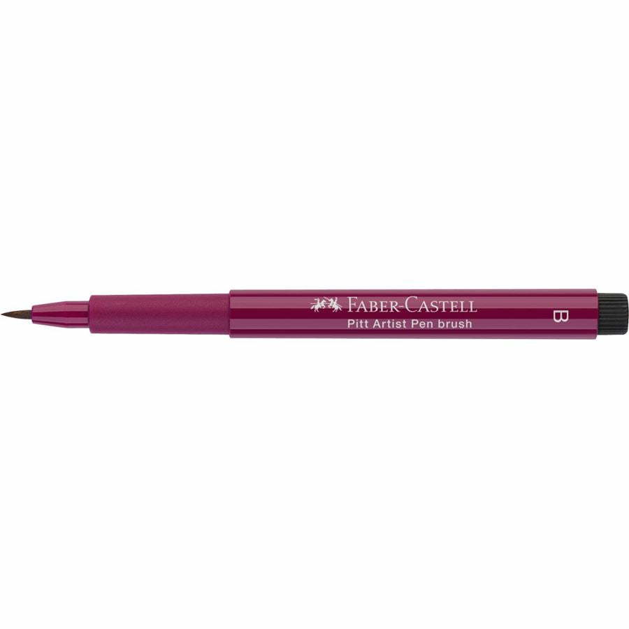 Faber-Castell Pitt Artist Pen Pinselstift – 2,5 mm, pigmentiert, wasserfest, magenta