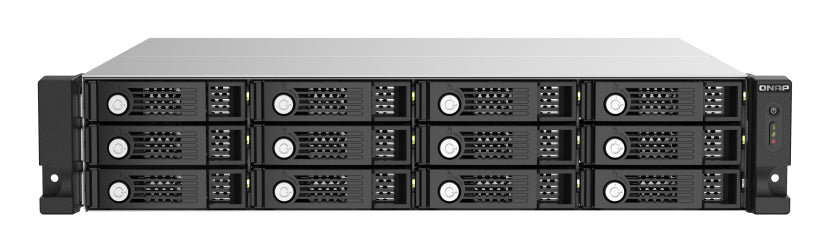 QNAP TL-R1220SEP-RP – 12-Bay Rack 2U HDD/SSD-Gehäuse – für 2,5"/3,5" HDD/SSD, SAS/SATA