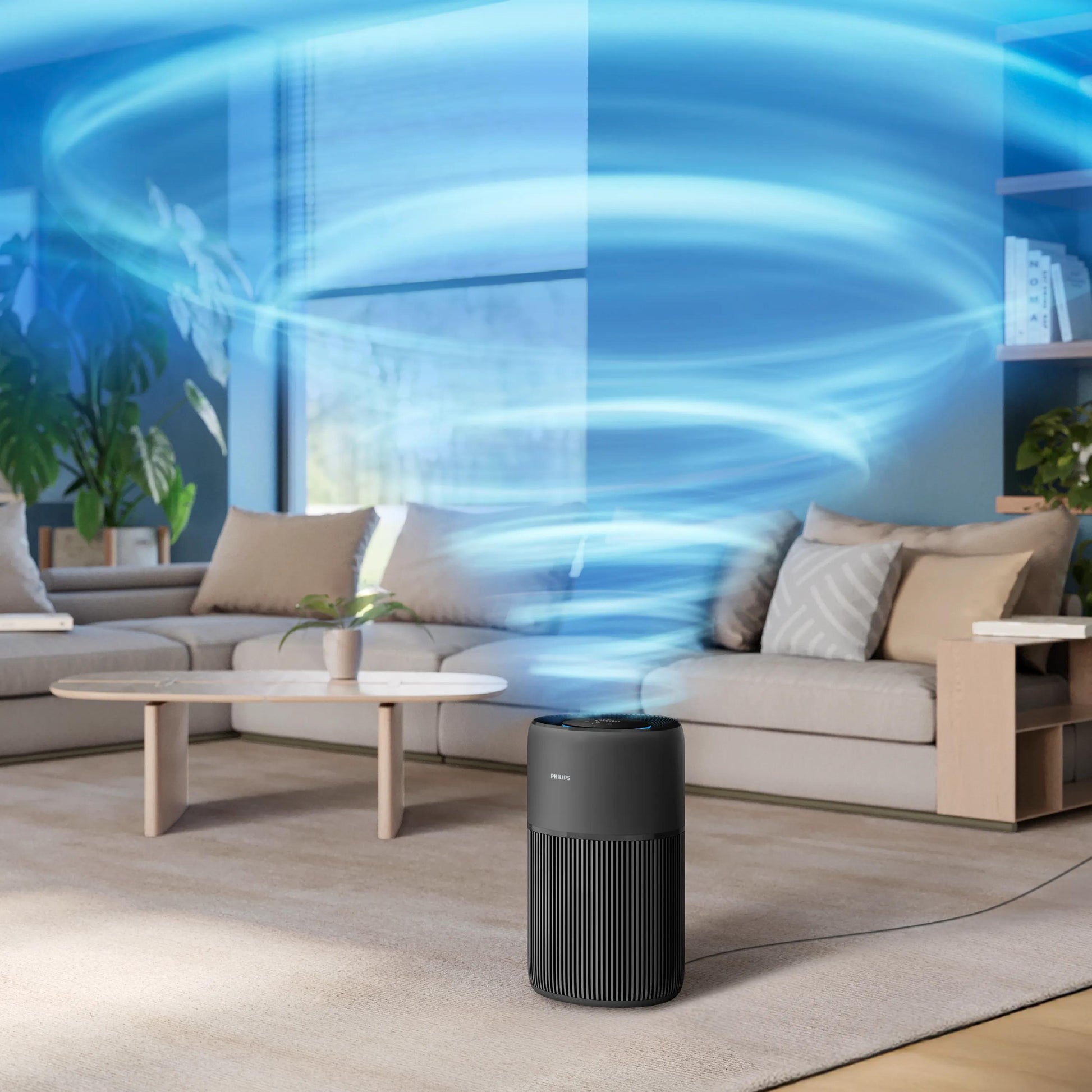 Philips Luftreiniger AC2221/13 – CADR 420 m³/h, bis 109 m², WLAN, App-Steuerung, 45 dB