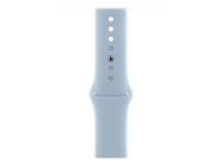 Apple Sportarmband – Armband – für Apple Watch (42/44/45 mm; Serie 1–8, SE), Hellblau, M/L