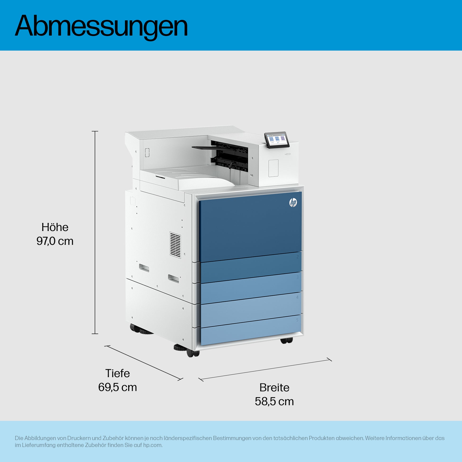 HP LaserJet Enterprise 8501x – 70 Seiten/Min.