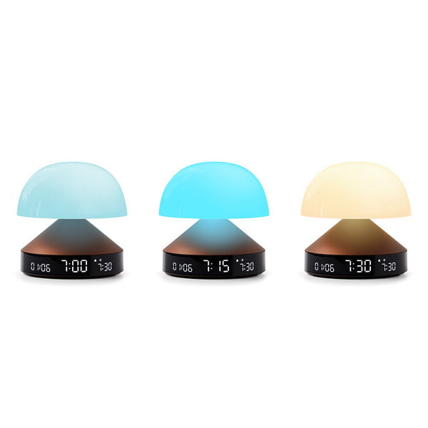 LEXON Lichtwecker Mina Sunrise – digital, bronze, Sonnenaufgangssimulation, Schlummerfunktion