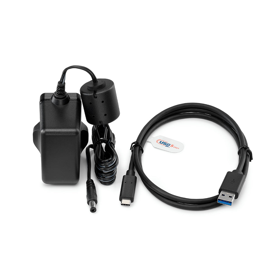 Brother LK1001CEU Netzteil (AC) – für Scanner DS-1800W, ADS-1300 – schwarz, inkl. USB-A auf USB-C-Kabel