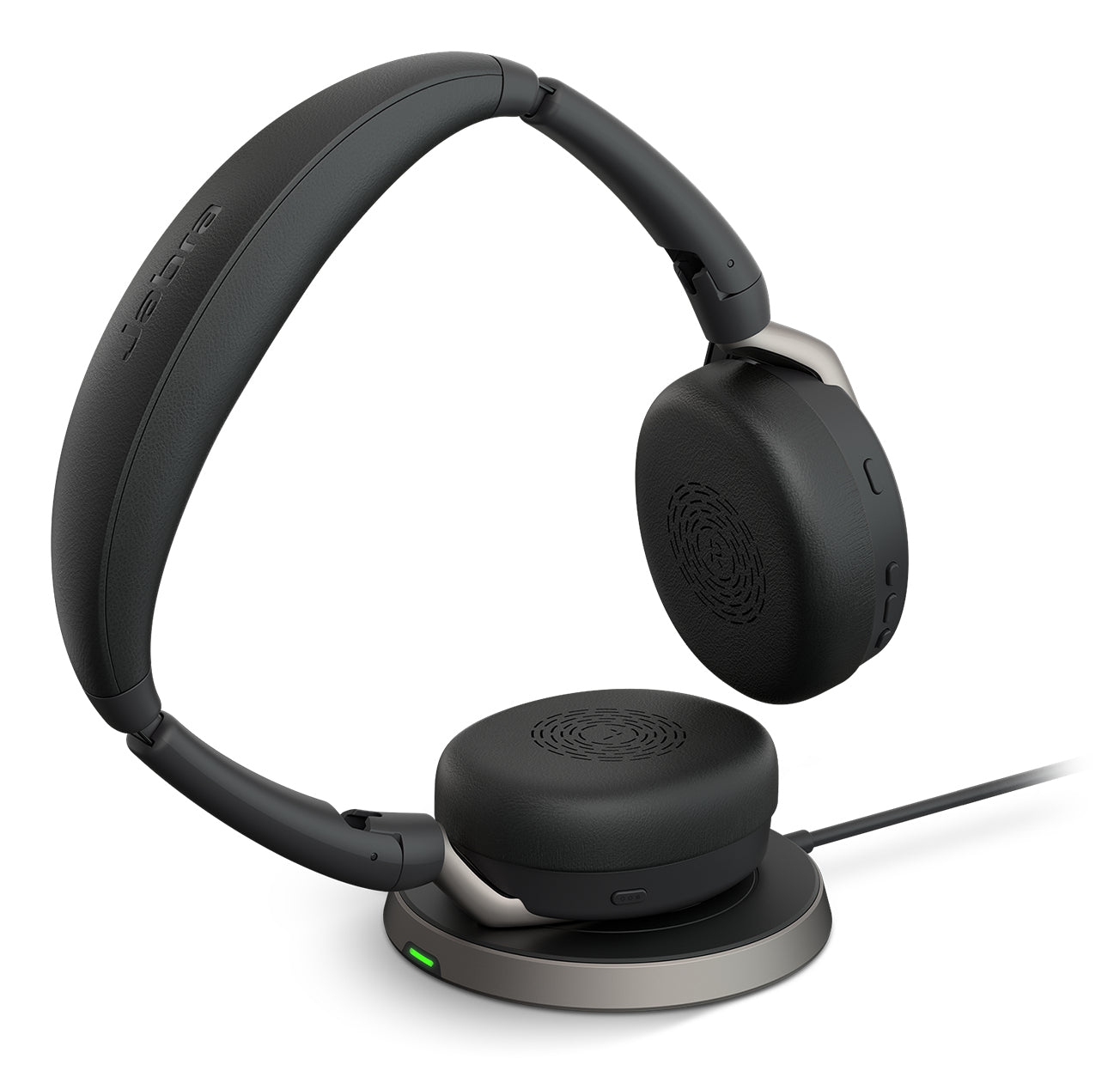 Jabra Evolve2 65 Flex – Duo Headset – USB‑A, Bluetooth, Kabelloses Laden – für Microsoft Teams