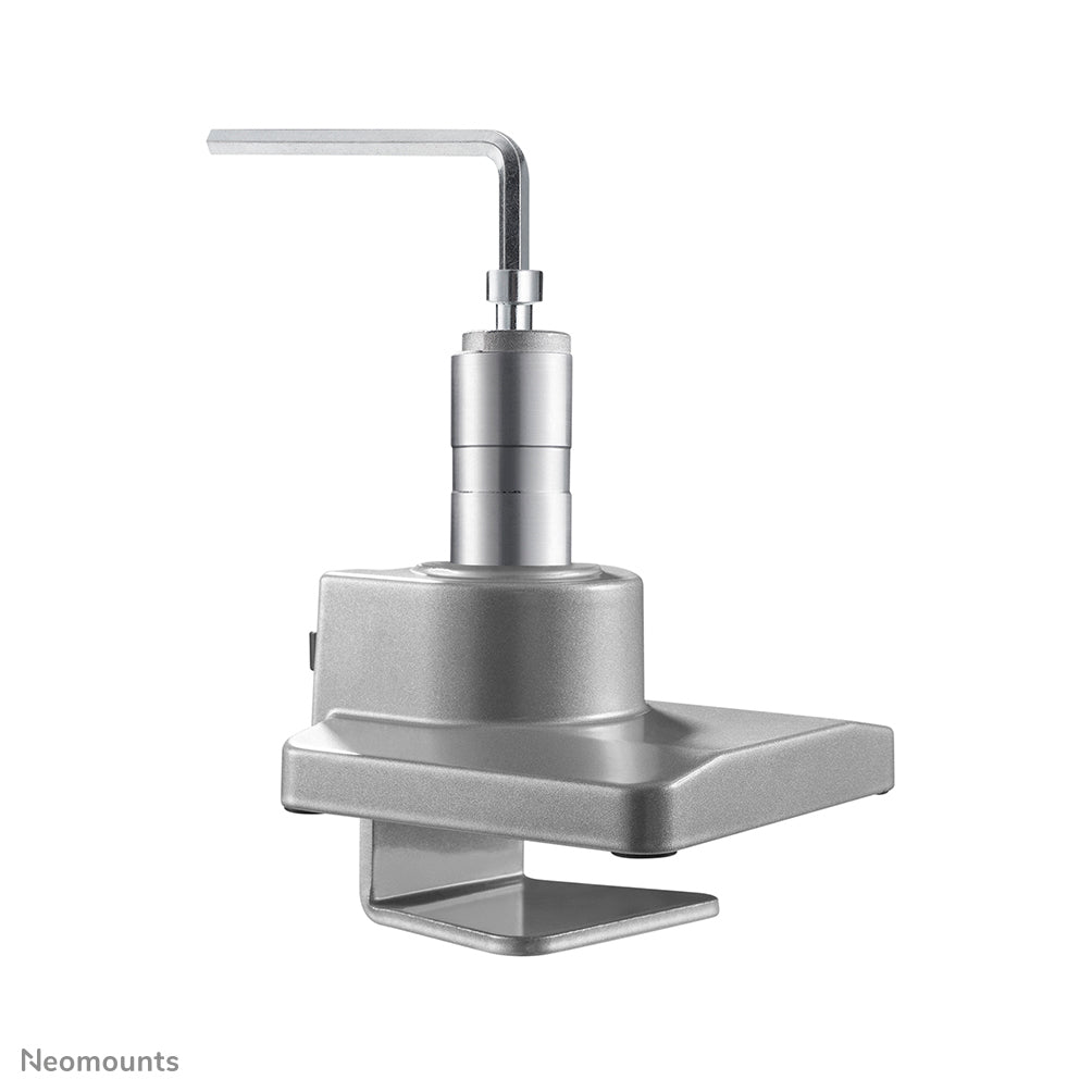 Neomounts NM-D775SILVER – Tischhalterung, Tischklemme, bis 32", VESA 100 × 75 mm, 16 kg, neigbar, Gasfeder-Dämpfung