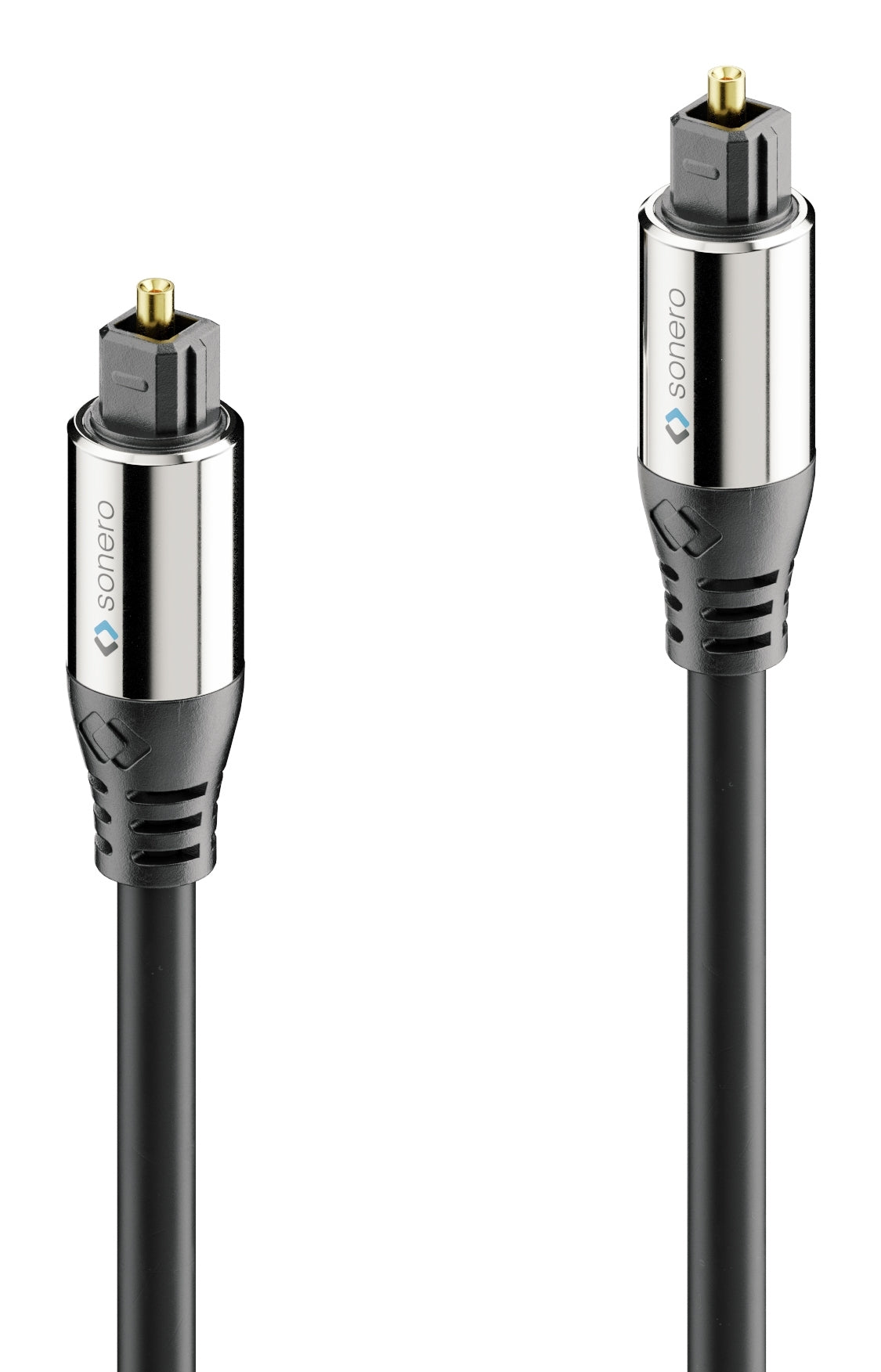 Sonero Toslink-Kabel (optisch) – Toslink Stecker–Stecker – 1 m, vergoldete Stecker