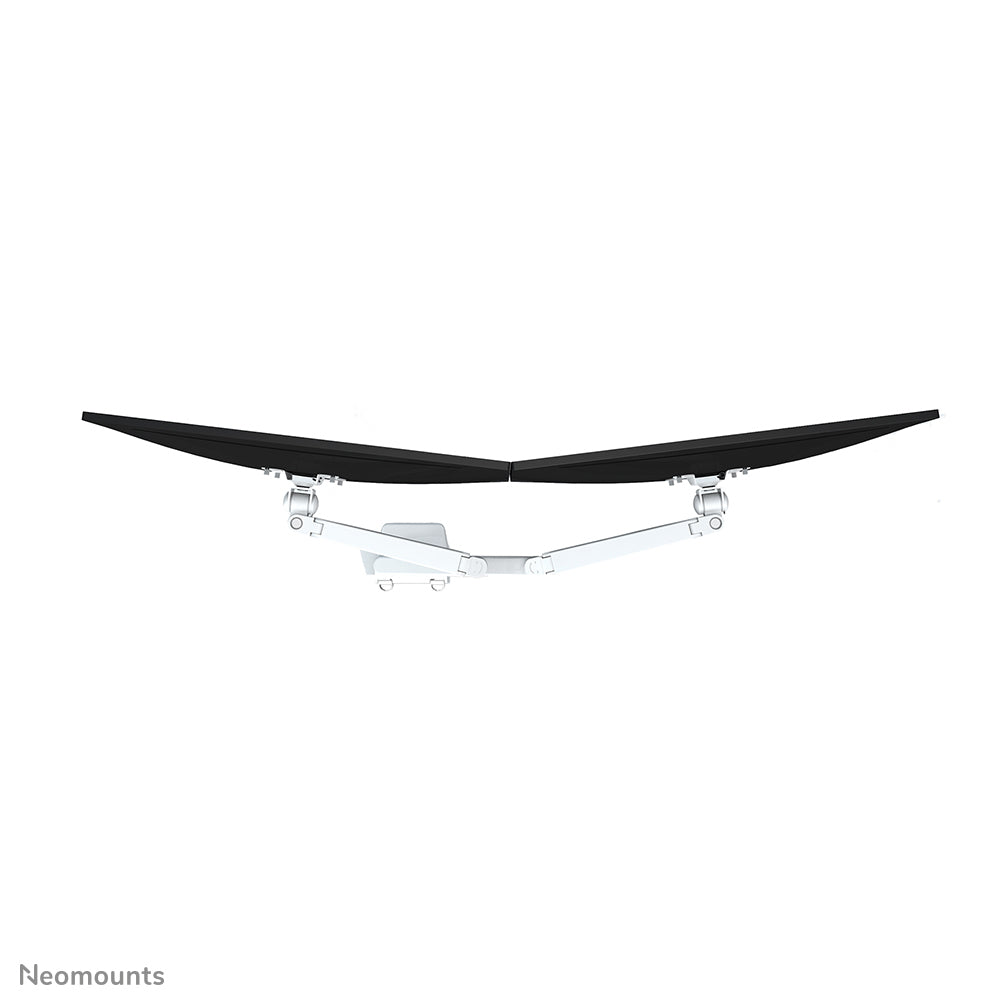 Neomounts Monitorarm, Tischklemme, Tischdurchführung, bis 32", höhenverstellbar, Gasfeder, Weiss