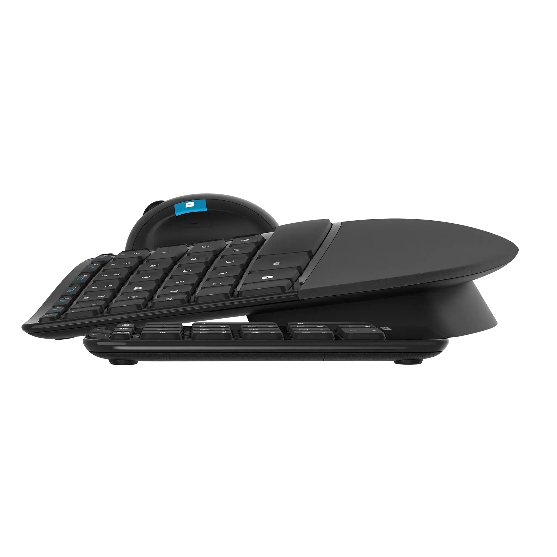 Incase Sculpt Ergonomisches Desktop – Tastatur-Maus-Set – 2,4 GHz USB-A – QWERTY (Nordisch) – Schwarz
