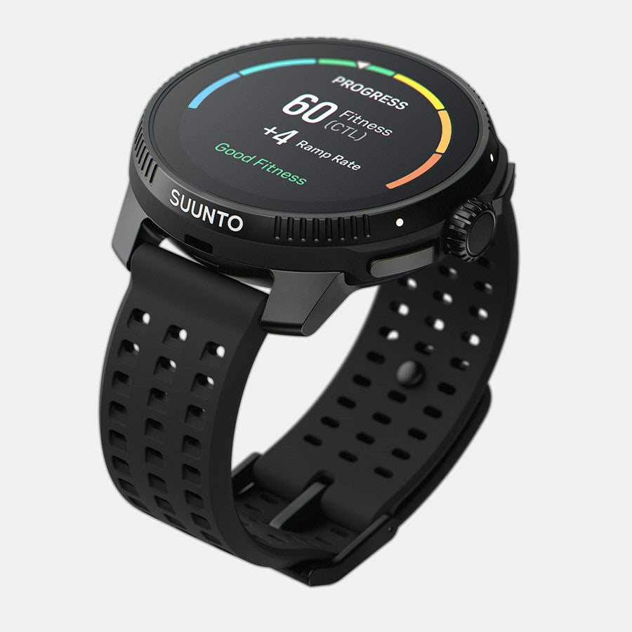 Suunto Race 49 mm GPS – Stahl Schwarz, Sportband, 100 m