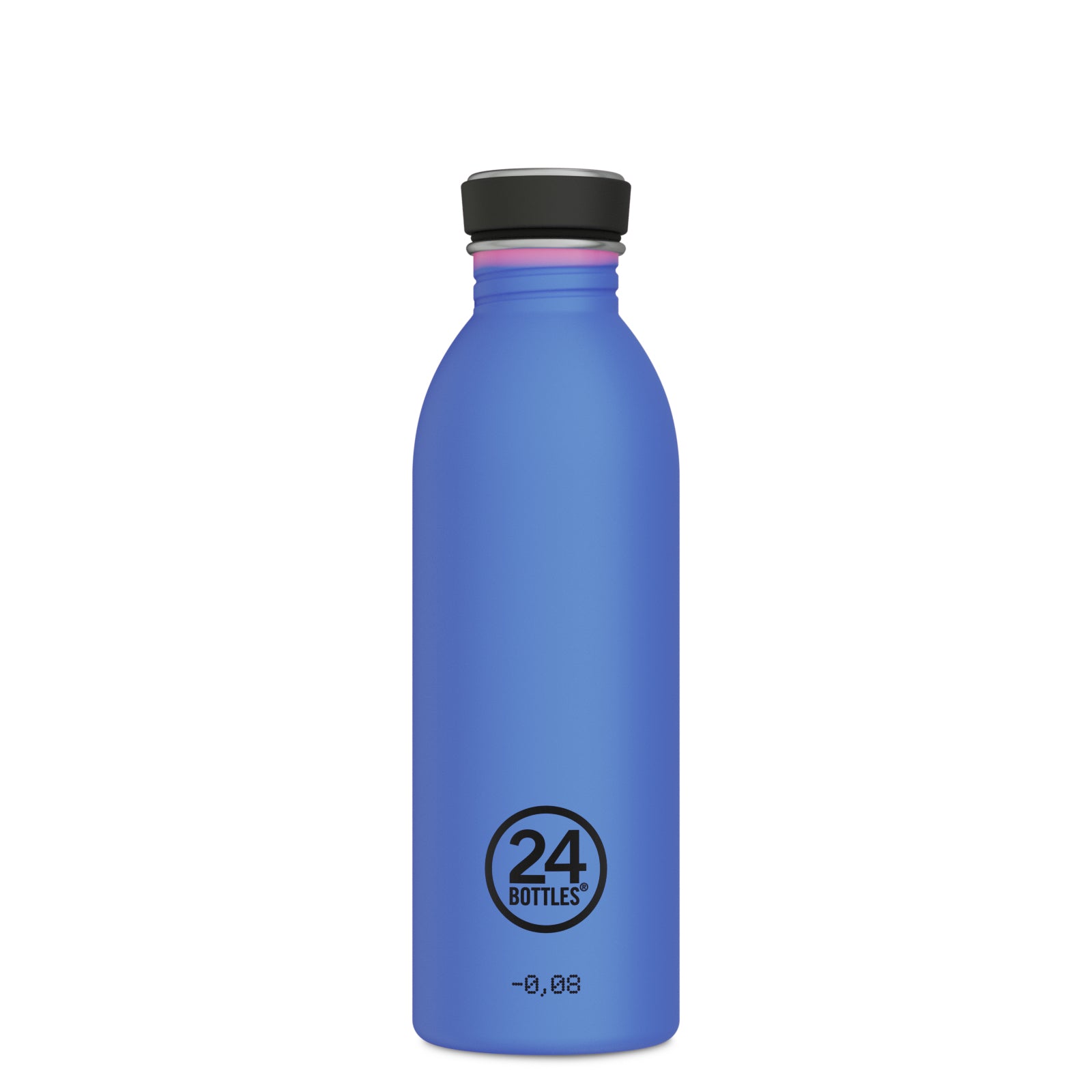 24Bottles Trinkflasche Urban Reactive – 5 dl – Edelstahl, Schraubverschluss, auslaufsicher – Pink/Blau