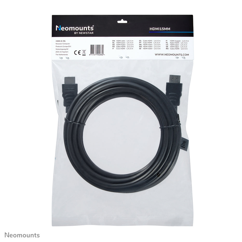 Neomounts HDMI Kabel HDMI 1.3 4K 30 Hz – 5 m