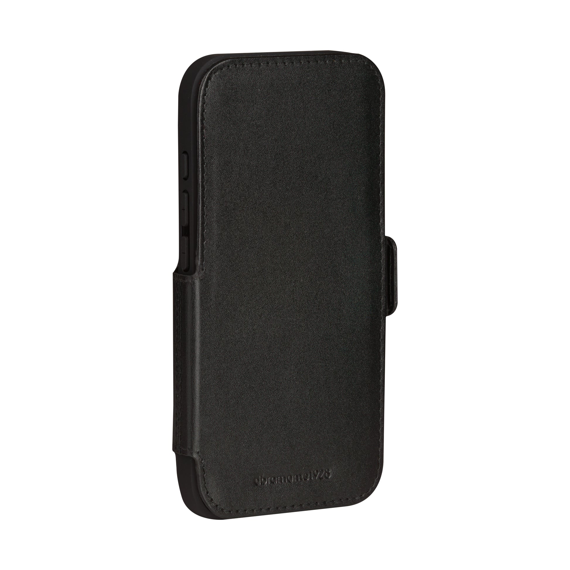 dbramante1928 Copenhagen Wallethülle – für Apple iPhone 17 Pro, mit Ständer, 3 Kartenfächer, Leder, schwarz