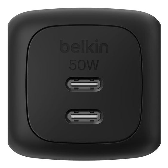 Belkin BOOSTCHARGE Ladegerät – 50 W, 2× USB-C, PD, PPS