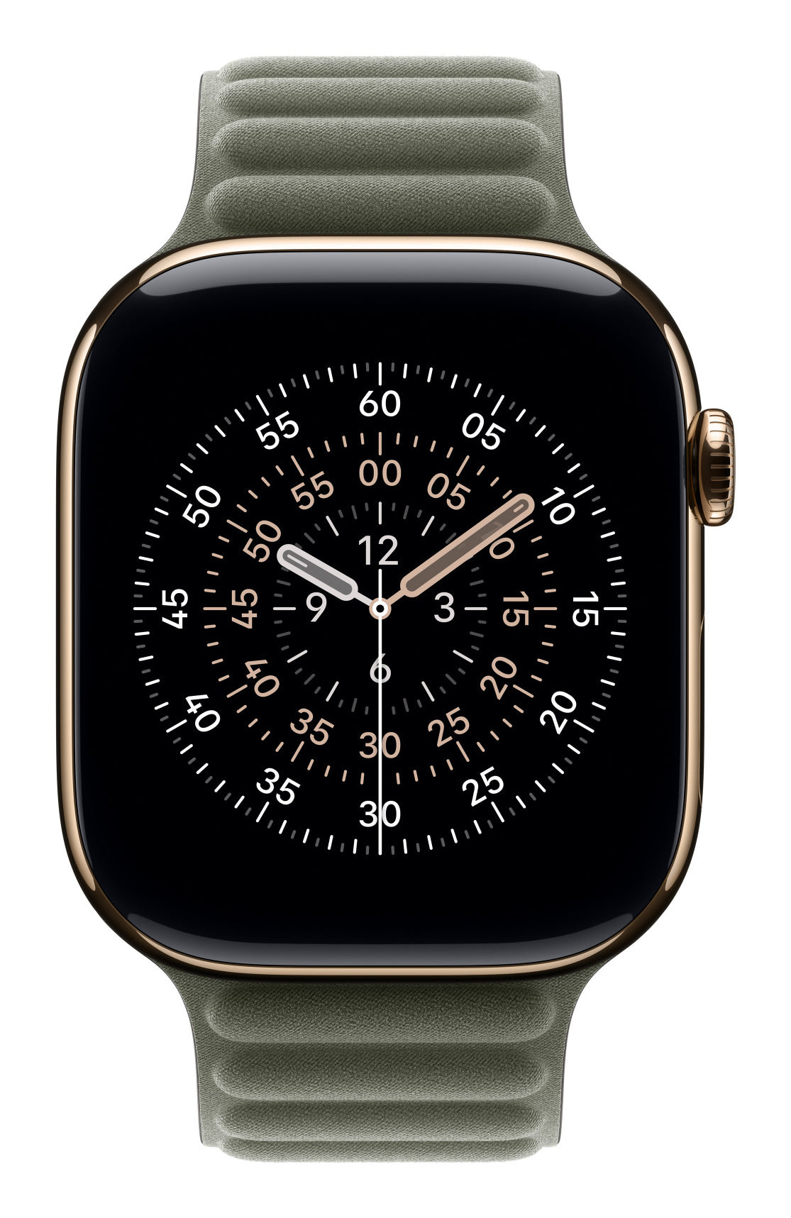 Apple Magnetic Link – Armband – für Apple Watch 46 mm, Salbeigrau, M/L, Polyester