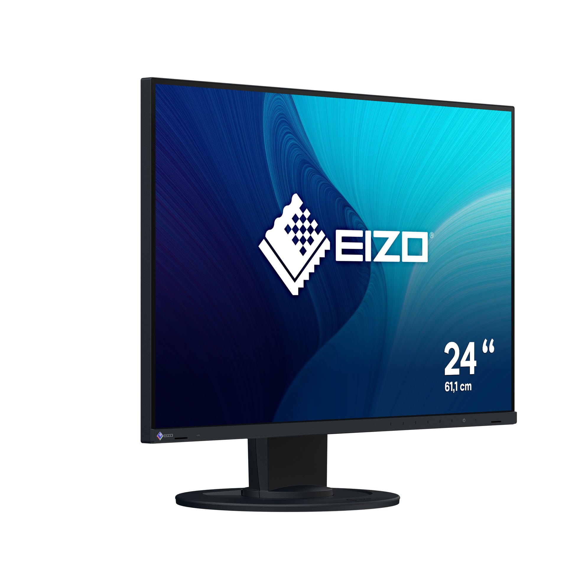 EIZO FlexScan EV2410R – Monitor, 24,1", 1920 × 1200 (WUXGA), IPS, 350 cd/m², VESA 100 × 100, Schwarz