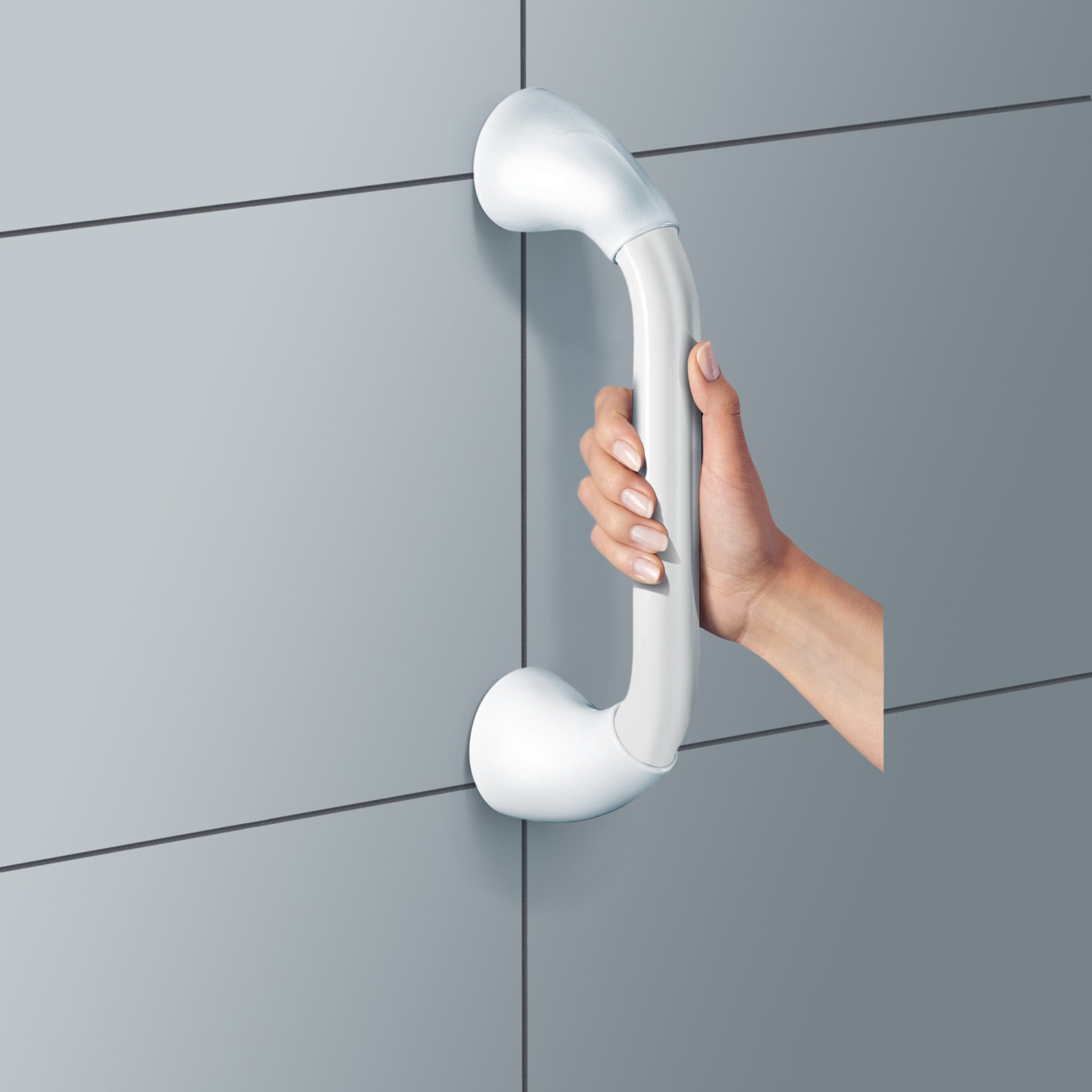Spirella Wannengriff – 30 cm, Edelstahl, zum Schrauben